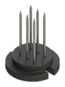 Descartable E64, electrodo para electroporadores veterinarios BIOTEX