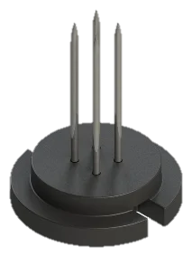 Descartable LC44, electrodo para electroporadores veterinarios BIOTEX