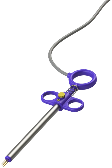 Electrodo desplegable, electrodo para electroporadores veterinarios BIOTEX